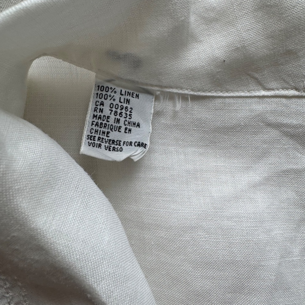 Linen Button-Down Shirt - Picture 4 of 11